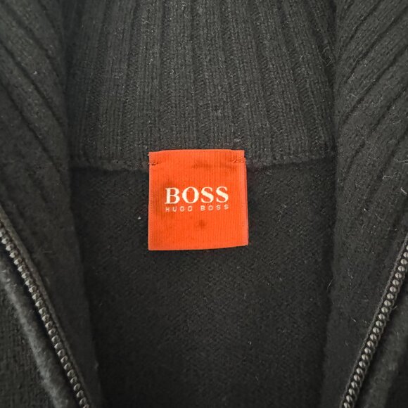 Hugo Boss Men’s Virgin Wool 1/4 Zip Sweater, Size L/XL - Picture 5 of 16